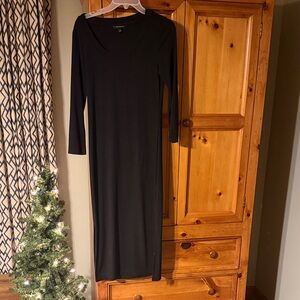 Banana Republic Classic Black Long Sleeve Dress
